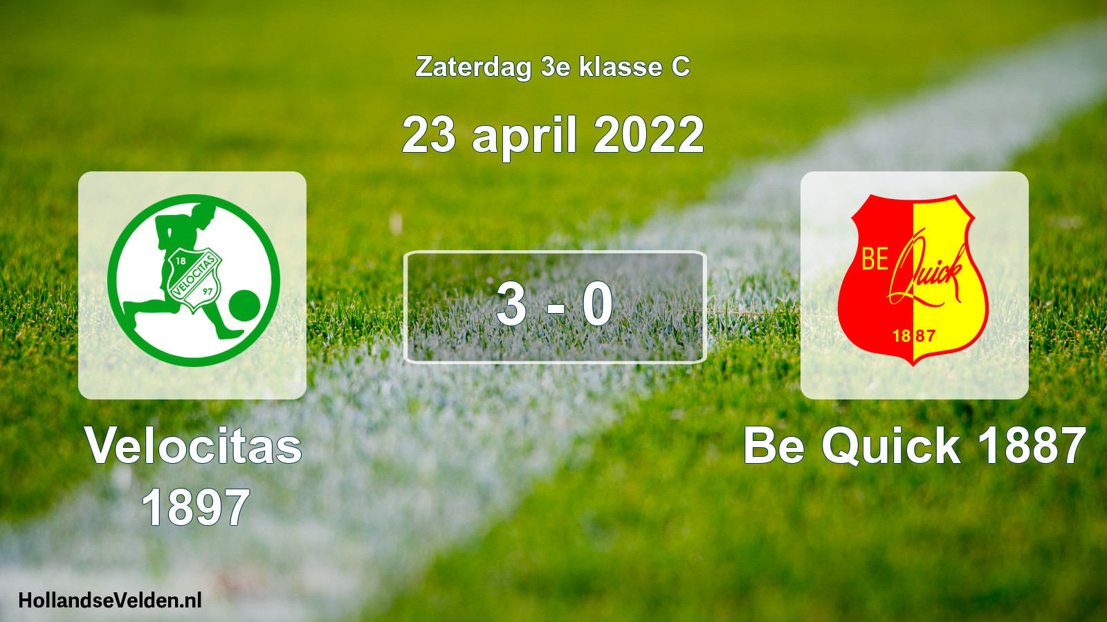 Total number of matches played: Velocitas 1897 - Be Quick 1887 3 - 0 (23 April 2022)