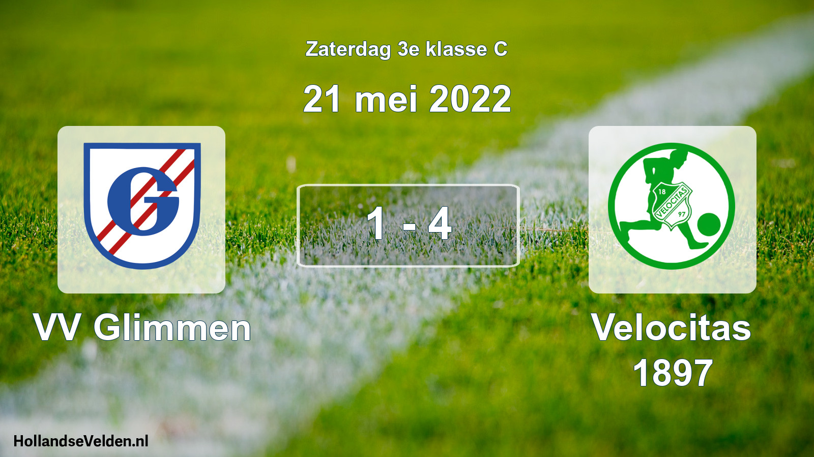 Total number of matches played: VV Glimmen - Velocitas 1897 1 - 4 (21 May 2022)