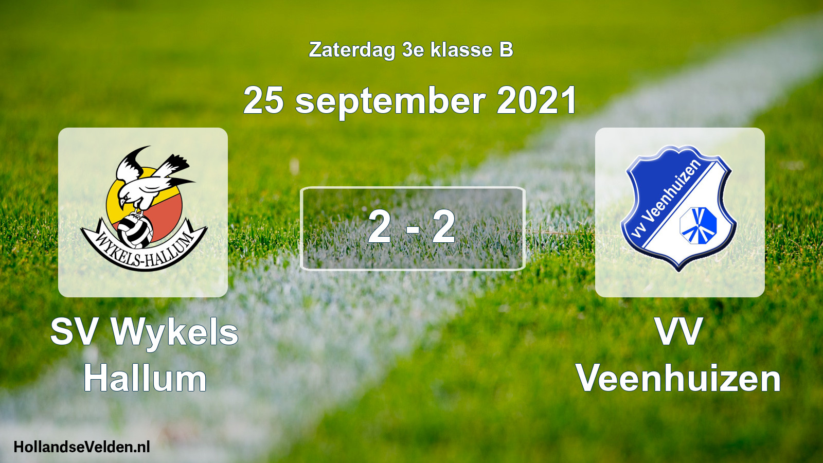 Total number of matches played: SV Wykels Hallum - VV Veenhuizen 2 - 2 (25 September 2021)