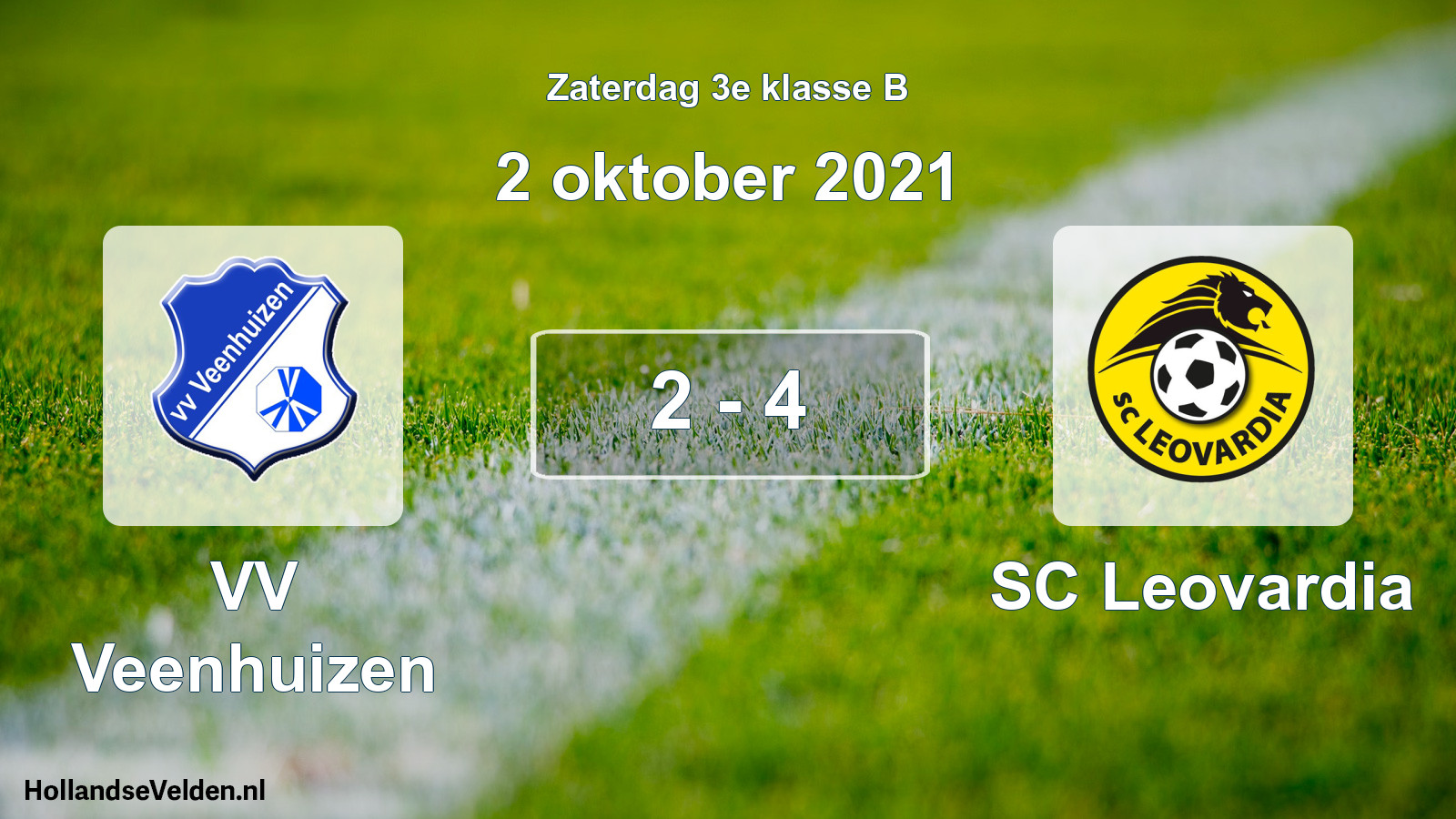 Total number of matches played: VV Veenhuizen - SC Leovardia 2 - 4 (2 October 2021)