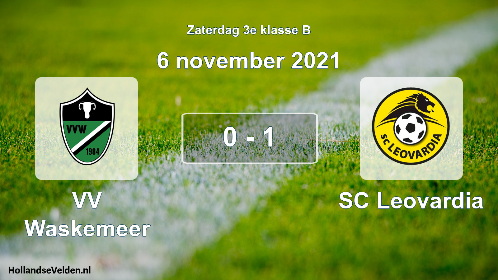 Total number of matches played: VV Waskemeer - SC Leovardia 0 - 1 (6 November 2021)