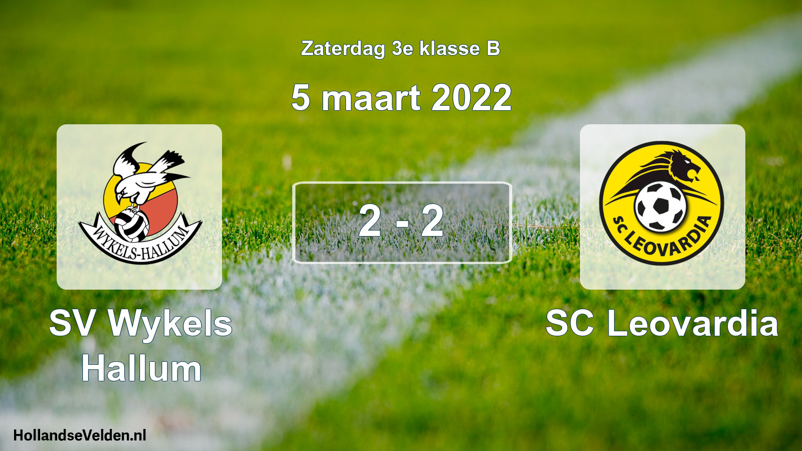 Total number of matches played: SV Wykels Hallum - SC Leovardia 2 - 2 (5 March 2022)