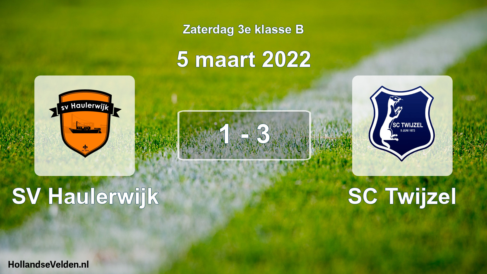 Total number of matches played: SV Haulerwijk - SC Twijzel 1 - 3 (5 March 2022)