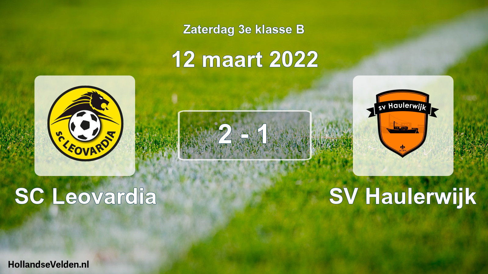Total number of matches played: SC Leovardia - SV Haulerwijk 2 - 1 (12 March 2022)