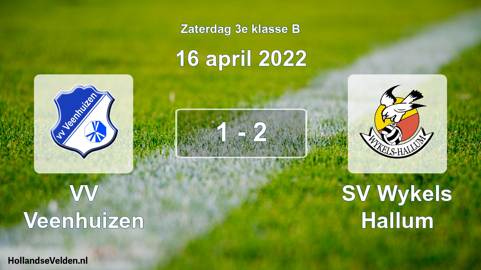 Total number of matches played: VV Veenhuizen - SV Wykels Hallum 1 - 2 (16 April 2022)