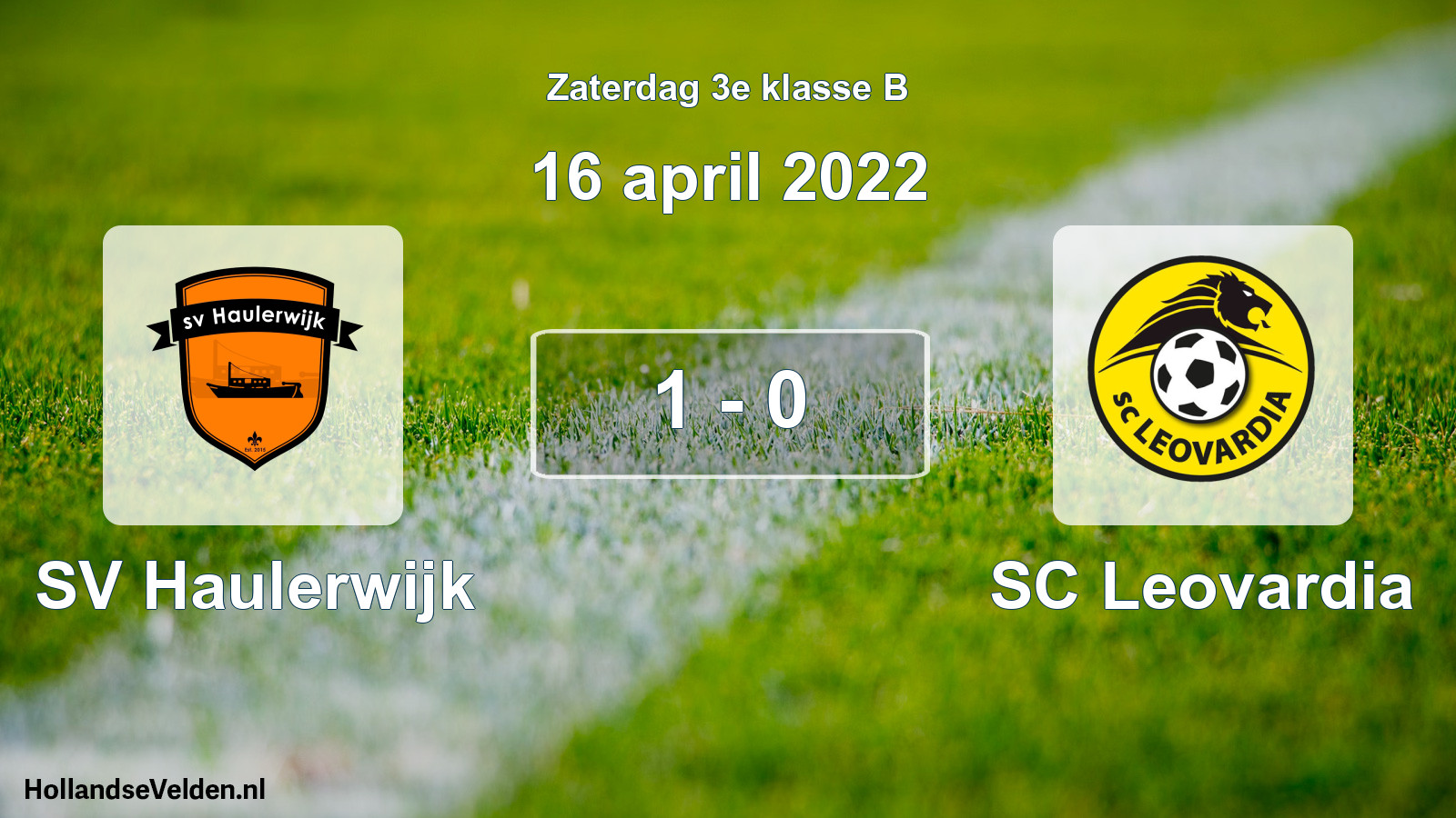 Total number of matches played: SV Haulerwijk - SC Leovardia 1 - 0 (16 April 2022)