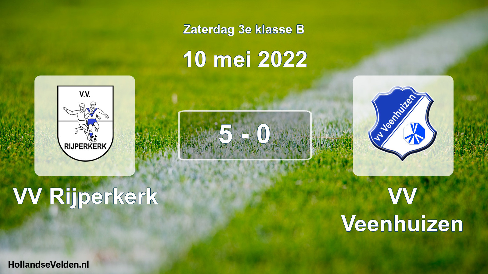 Total number of matches played: VV Rijperkerk - VV Veenhuizen 5 - 0 (10 May 2022)