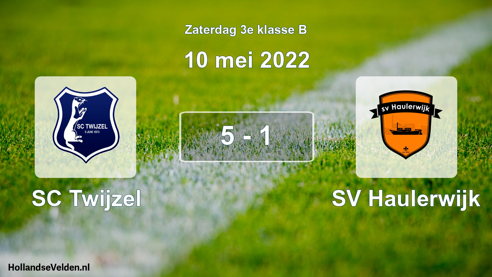Total number of matches played: SC Twijzel - SV Haulerwijk 5 - 1 (10 May 2022)