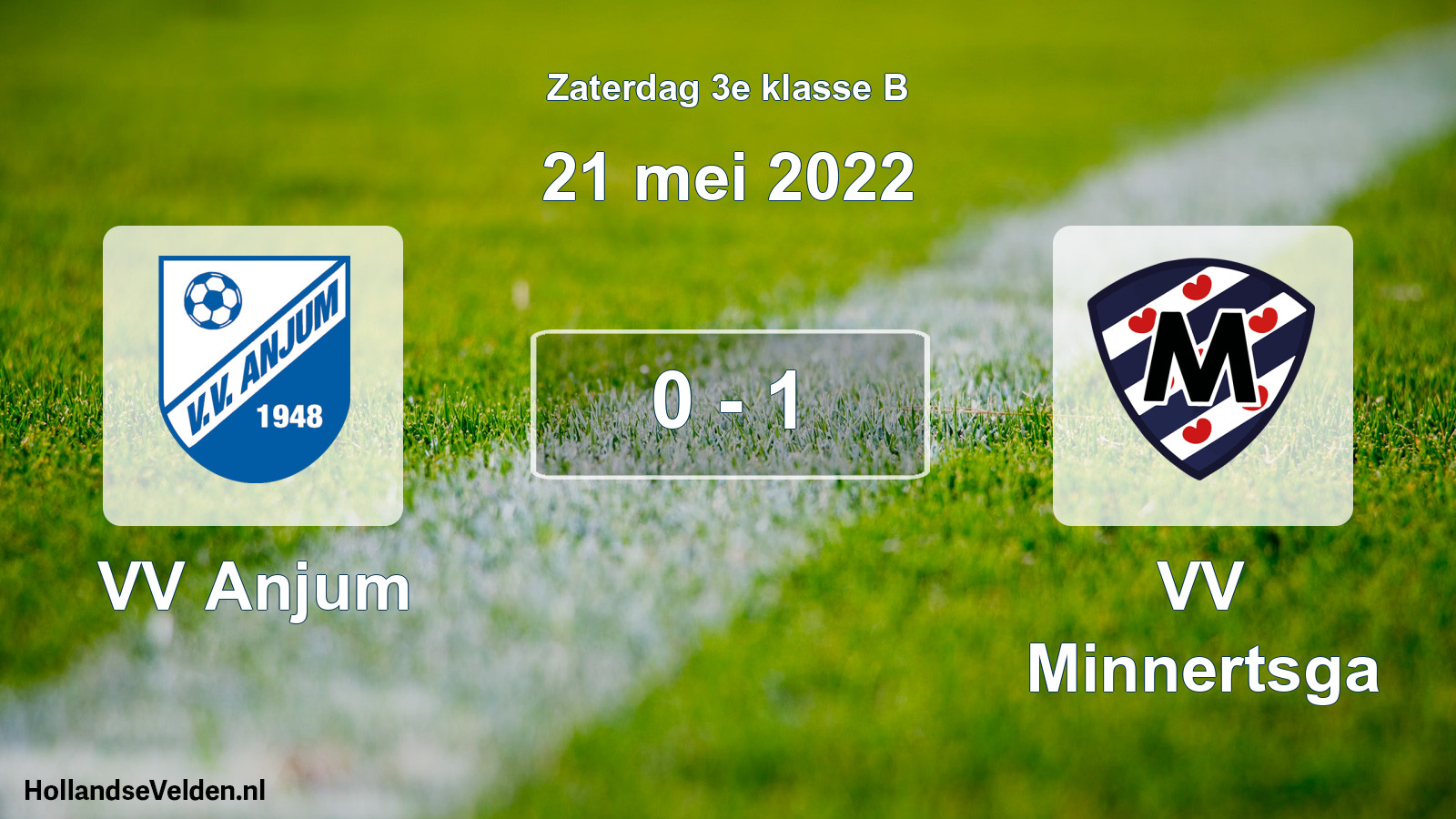 Total number of matches played: VV Anjum - VV Minnertsga 0 - 1 (21 May 2022)