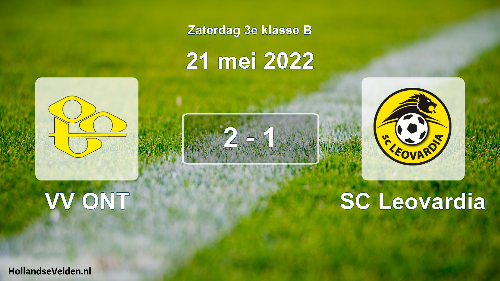 Total number of matches played: VV ONT - SC Leovardia 2 - 1 (21 May 2022)