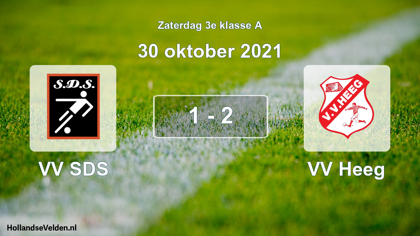 Total number of matches played: VV SDS - VV Heeg 1 - 2 (30 October 2021)