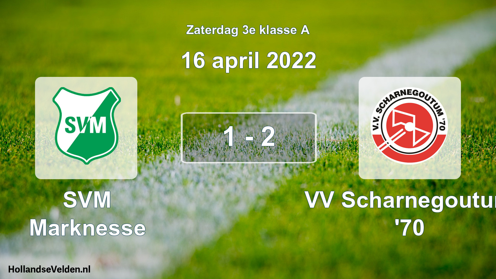 Total number of matches played: SVM Marknesse - VV Scharnegoutum '70 1 - 2 (16 April 2022)