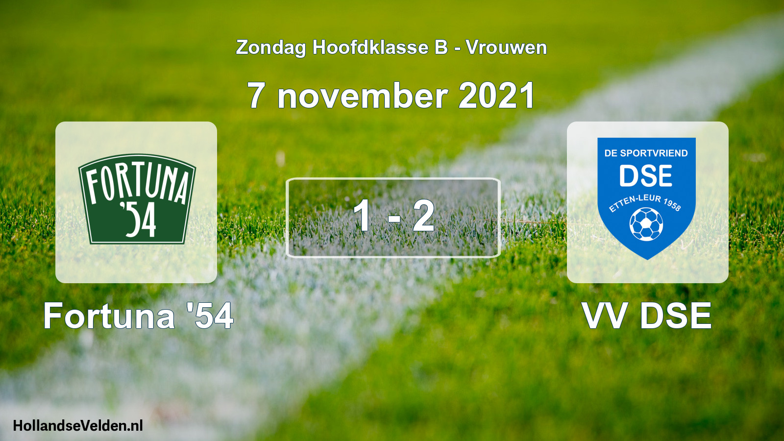 Total number of matches played: Fortuna '54 - VV DSE 1 - 2 (7 November 2021)
