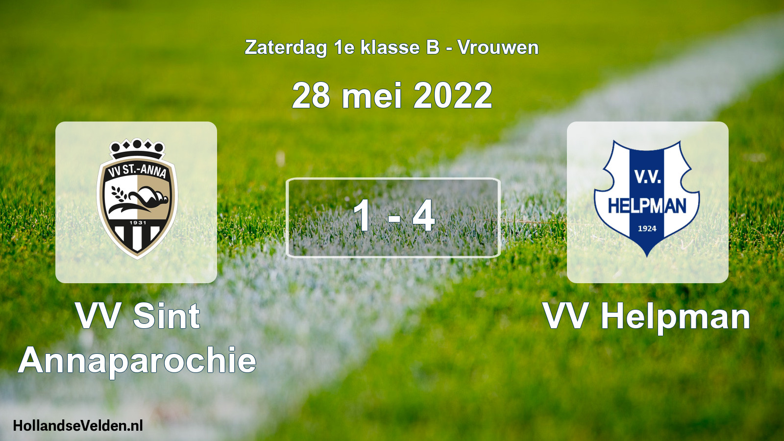 Total number of matches played: VV Sint Annaparochie - VV Helpman 1 - 4 (28 May 2022)