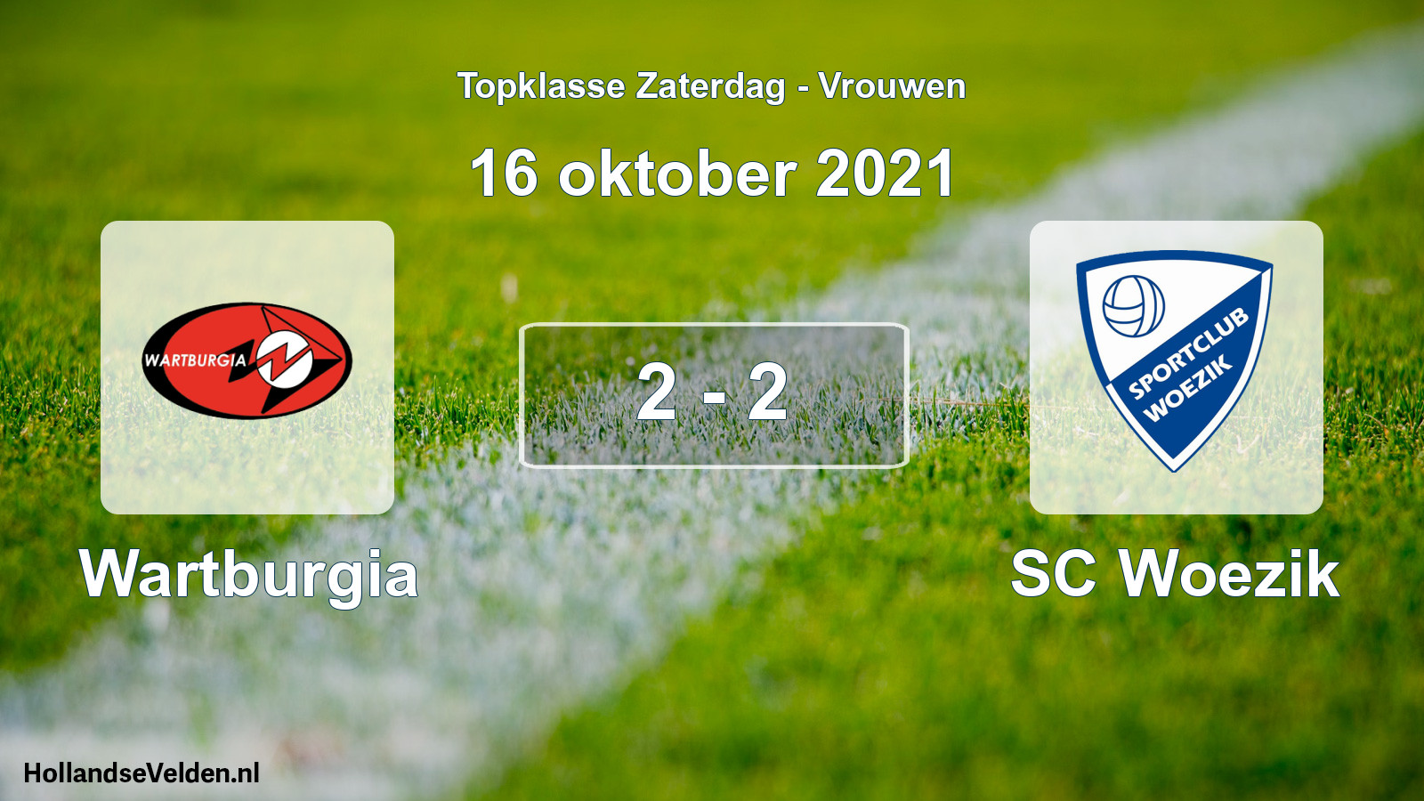 Total number of matches played: Wartburgia - SC Woezik 2 - 2 (16 October 2021)