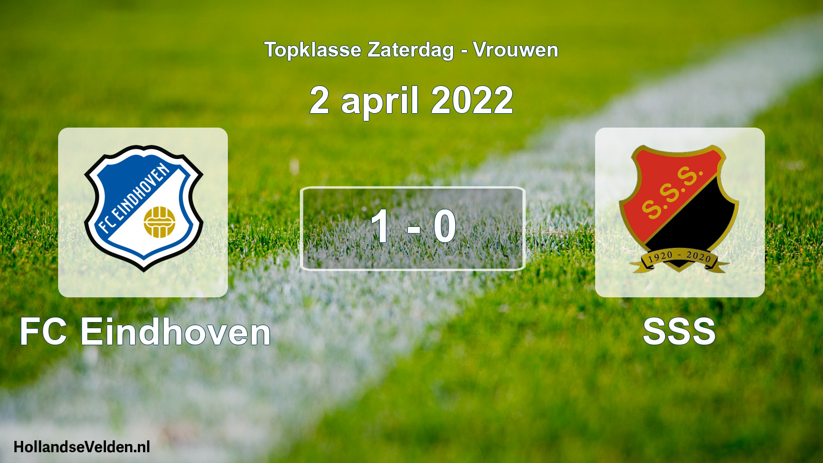 Total number of matches played: FC Eindhoven - SSS 1 - 0 (2 April 2022)