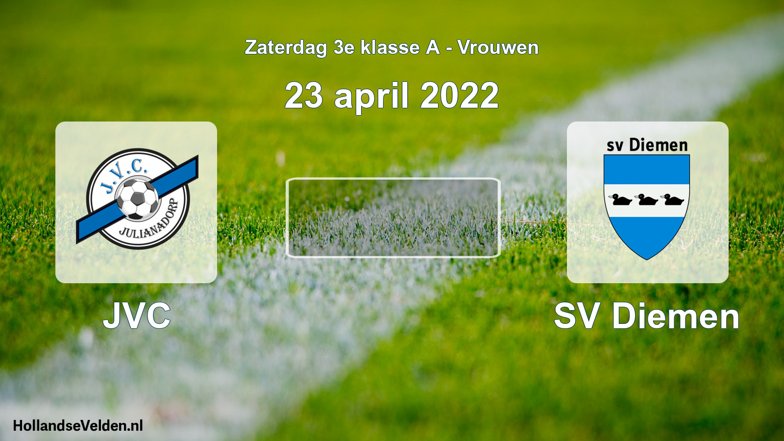 Scheduled Match: JVC - SV Diemen (23 April 2022)
