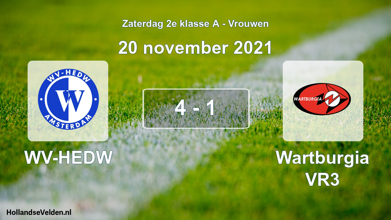 Total number of matches played: WV-HEDW - Wartburgia VR3 4 - 1 (20 November 2021)