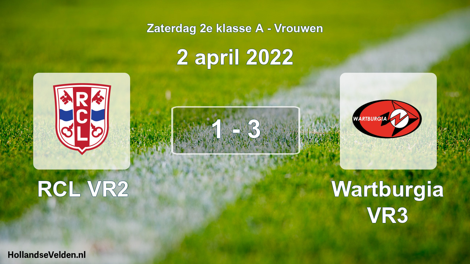 Total number of matches played: RCL VR2 - Wartburgia VR3 1 - 3 (2 April 2022)