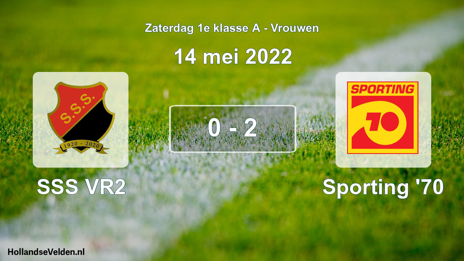 Total number of matches played: SSS VR2 - Sporting '70 0 - 2 (14 May 2022)