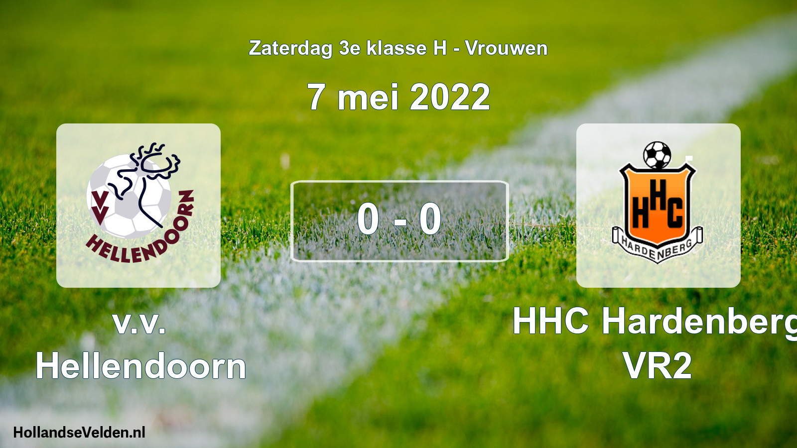 Total number of matches played: v.v. Hellendoorn - HHC Hardenberg VR2 0 - 0 (7 May 2022)