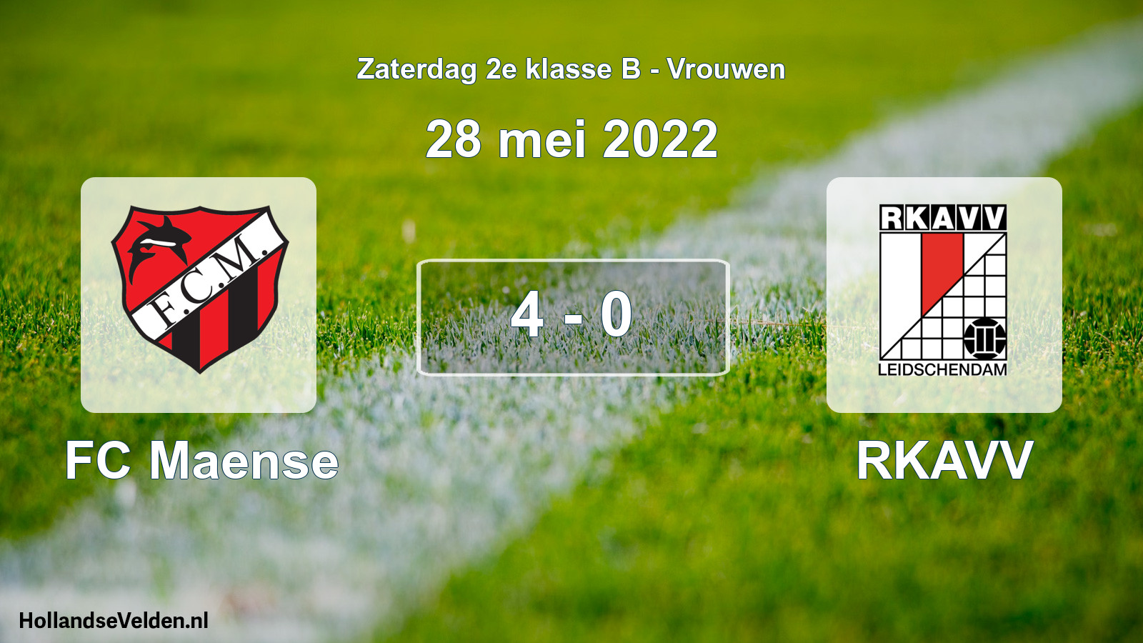 Total number of matches played: FC Maense - RKAVV 4 - 0 (28 May 2022)