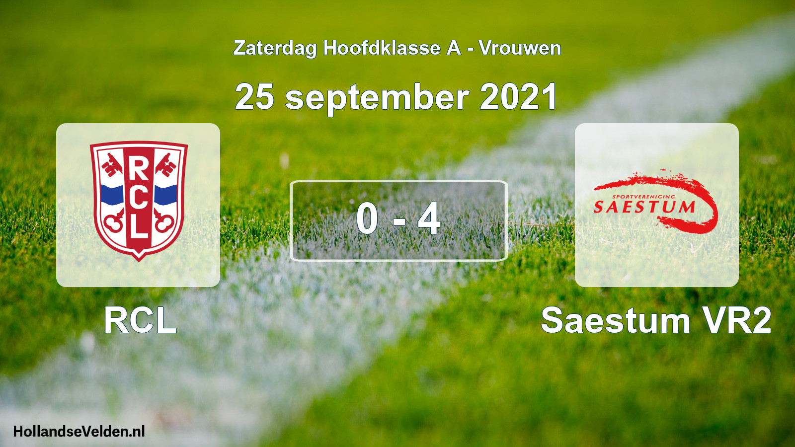 Total number of matches played: RCL - Saestum VR2 0 - 4 (25 September 2021)