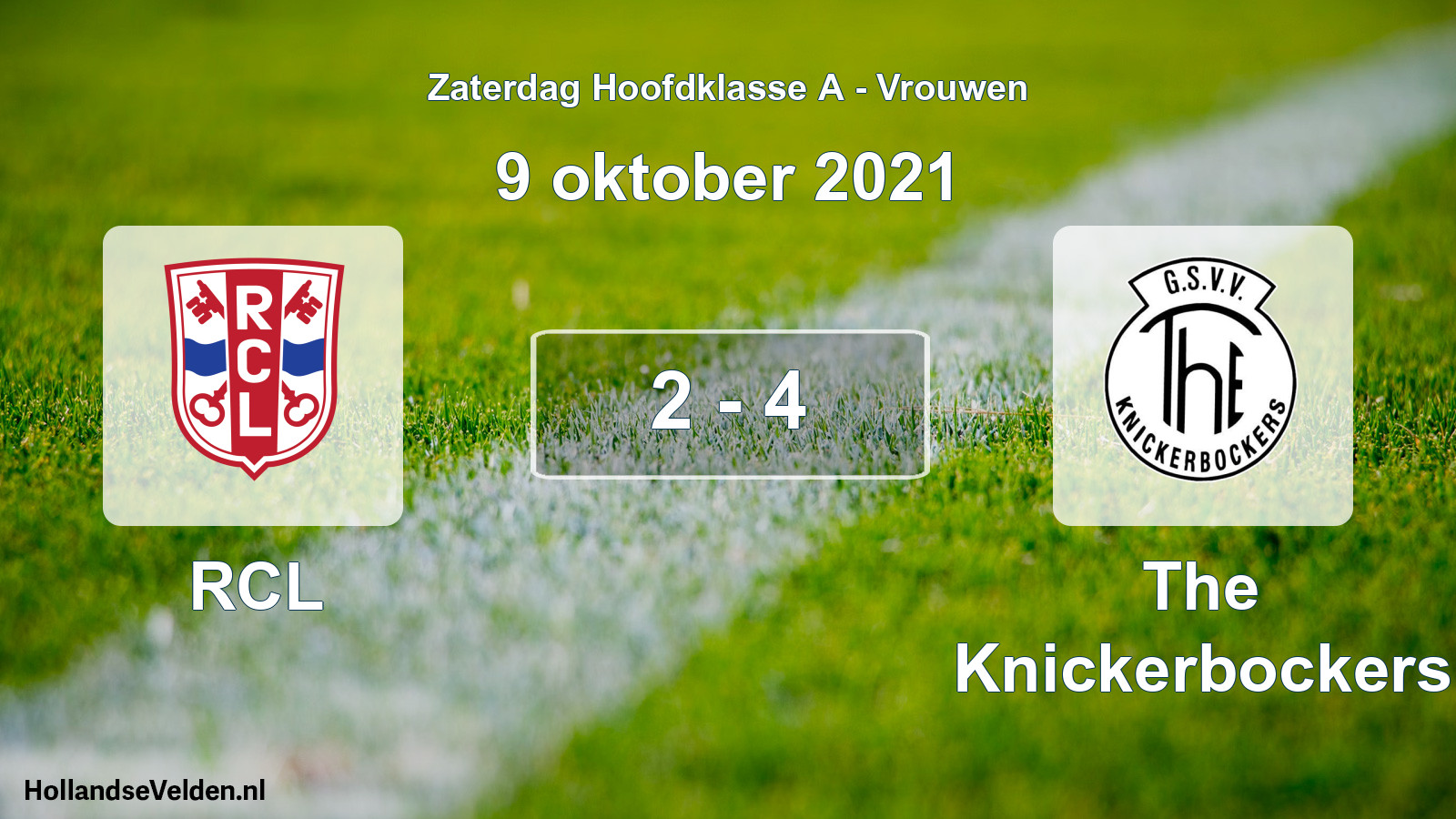Total number of matches played: RCL - The Knickerbockers 2 - 4 (9 October 2021)