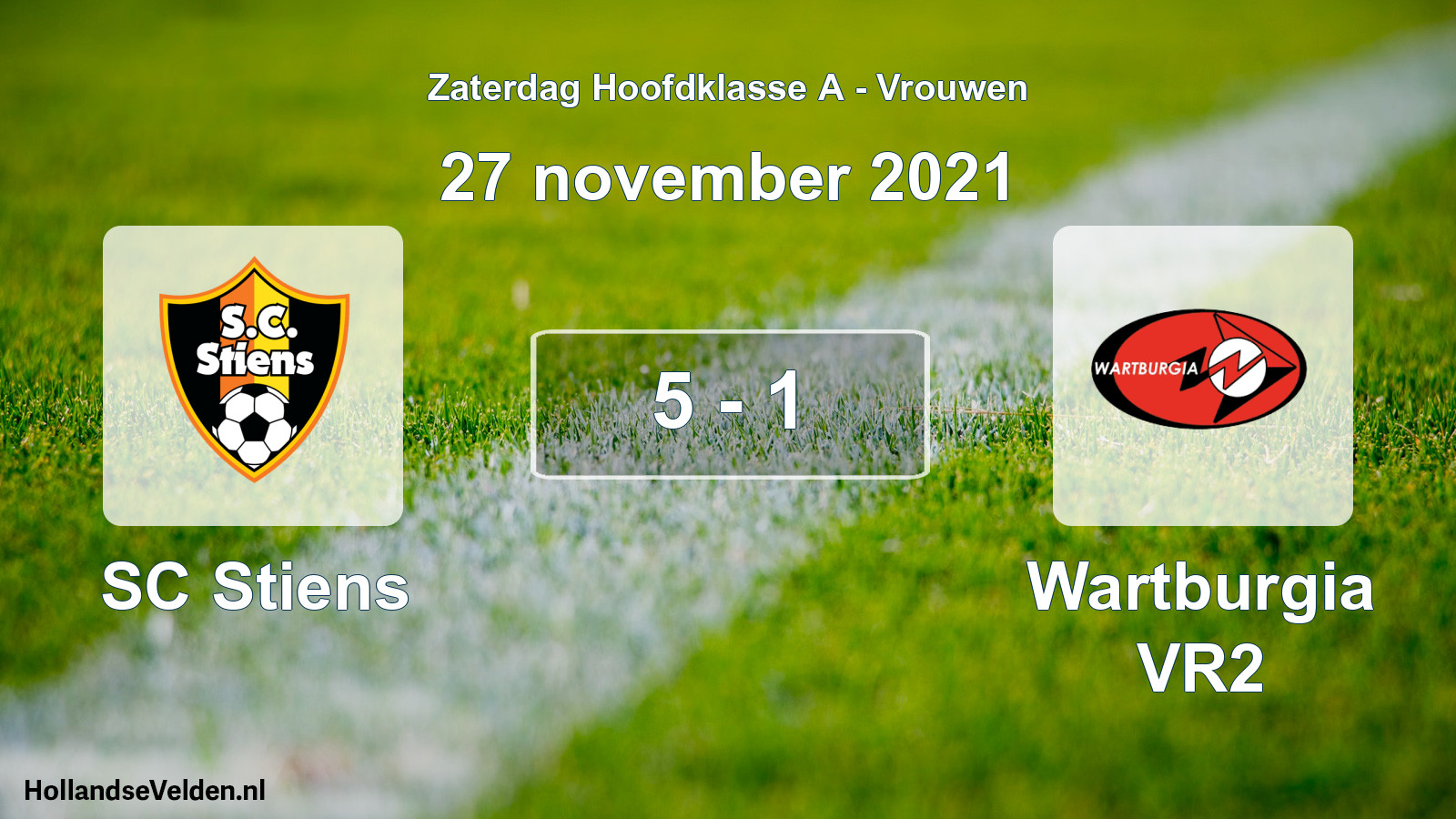 Total number of matches played: SC Stiens - Wartburgia VR2 5 - 1 (27 November 2021)