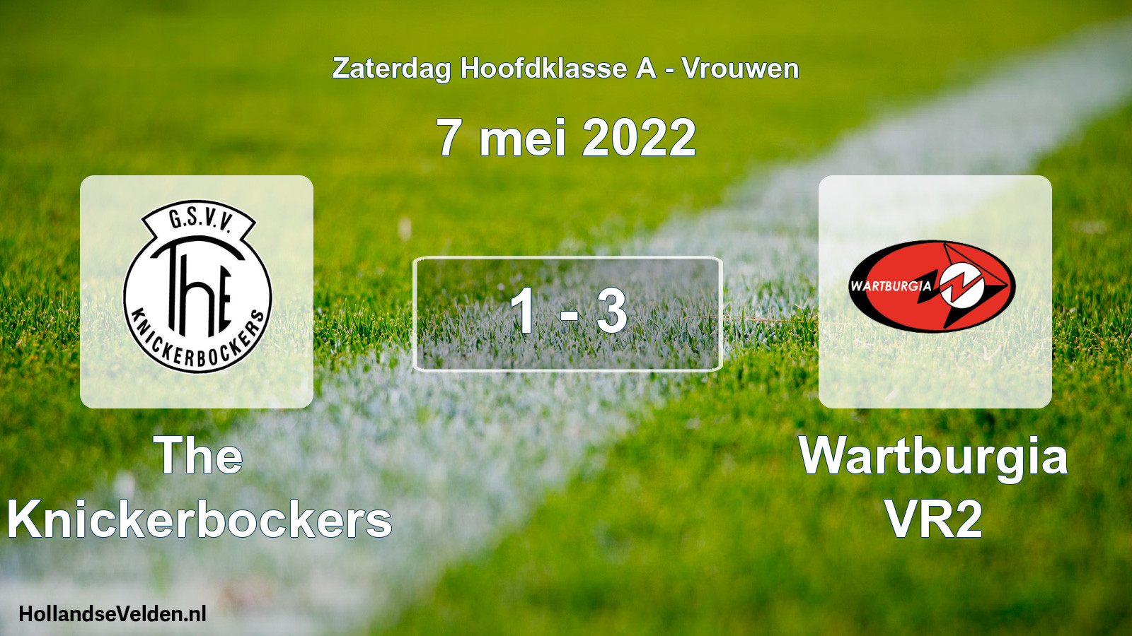 Total number of matches played: The Knickerbockers - Wartburgia VR2 1 - 3 (7 May 2022)