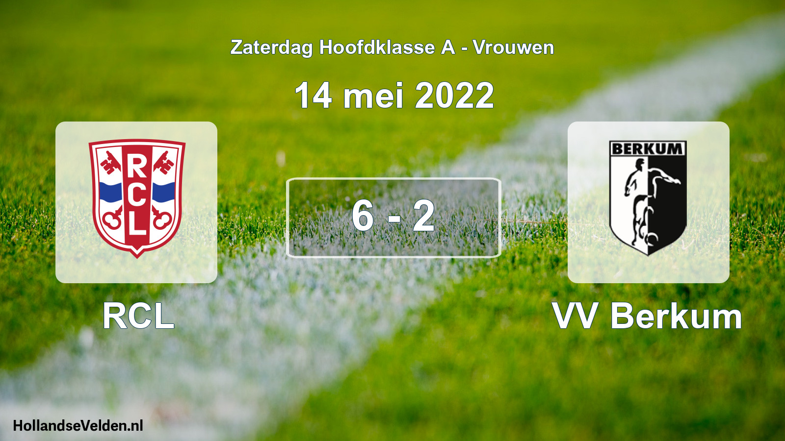 Total number of matches played: RCL - VV Berkum 6 - 2 (14 May 2022)
