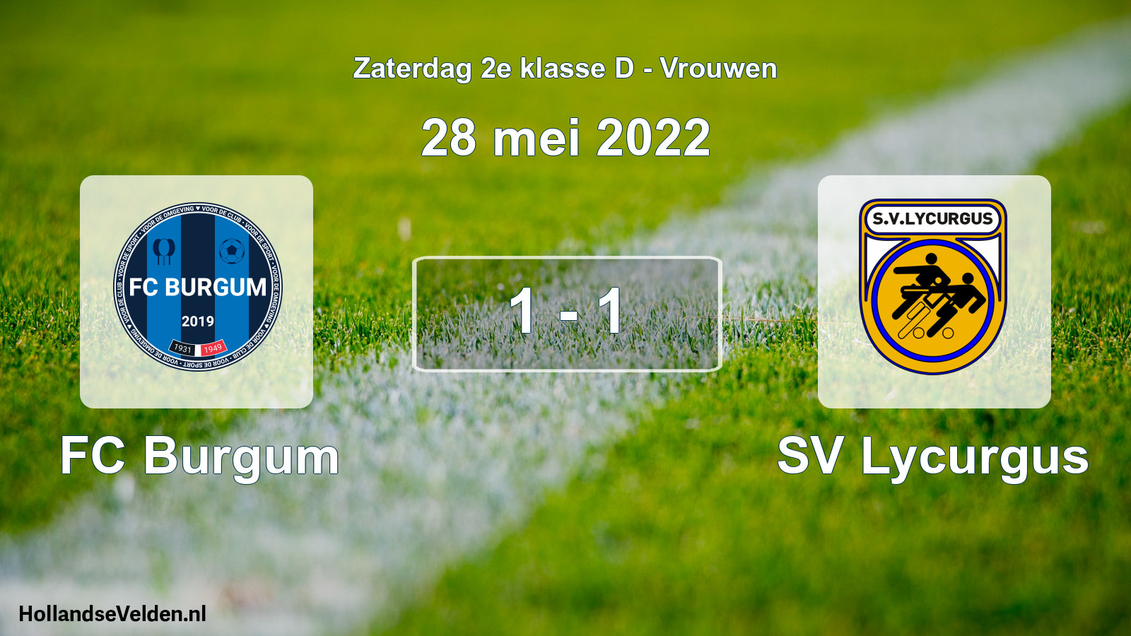 Total number of matches played: FC Burgum - SV Lycurgus 1 - 1 (28 May 2022)