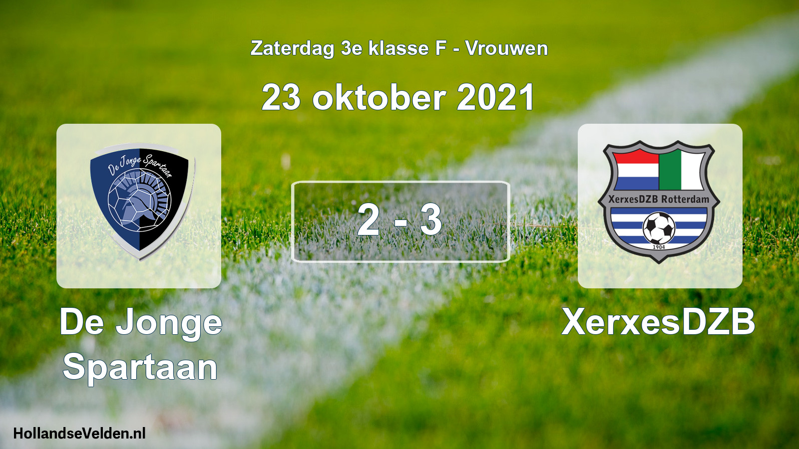 Total number of matches played: De Jonge Spartaan - XerxesDZB 2 - 3 (23 October 2021)