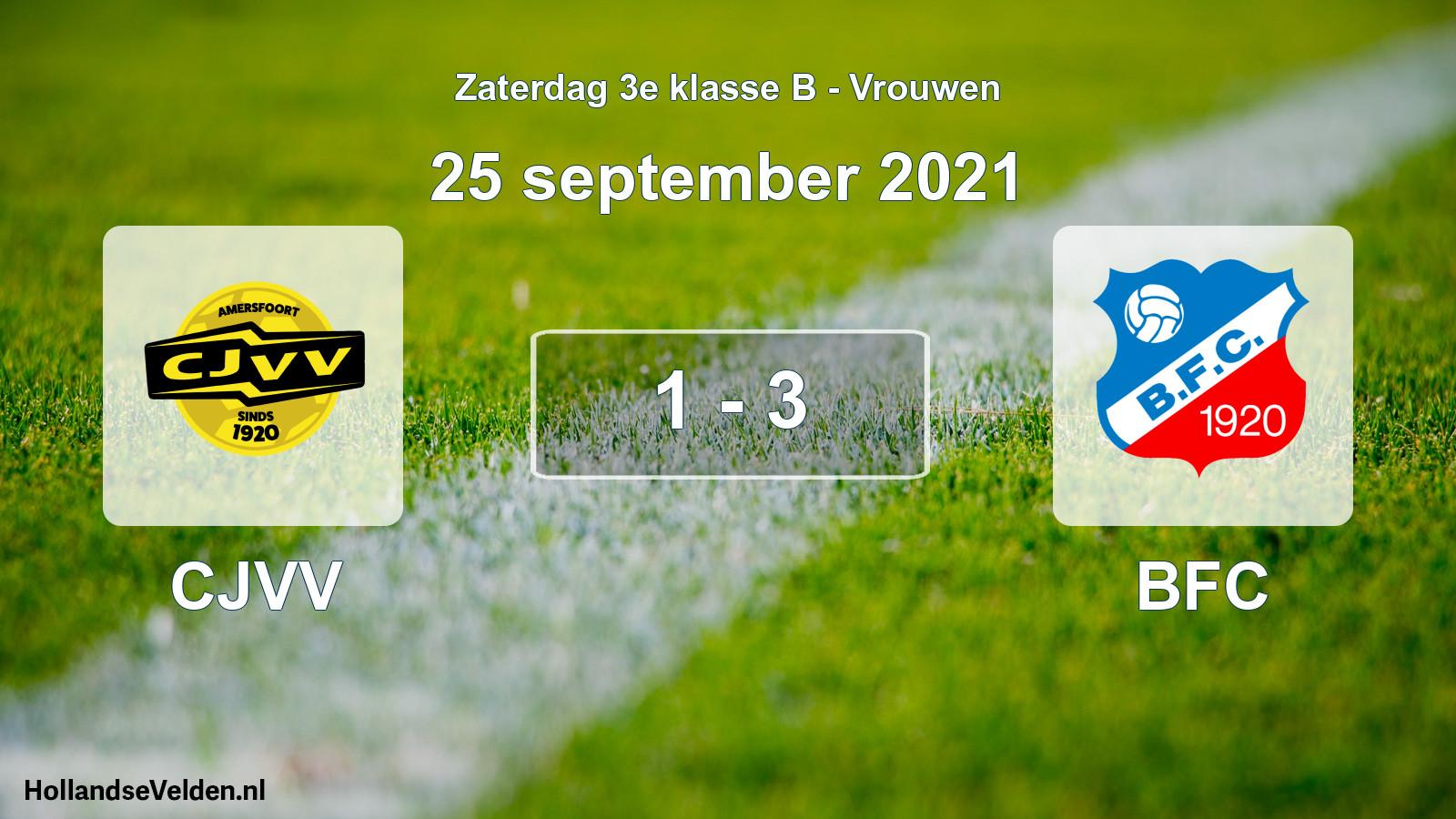 Total number of matches played: CJVV - BFC 1 - 3 (25 September 2021)