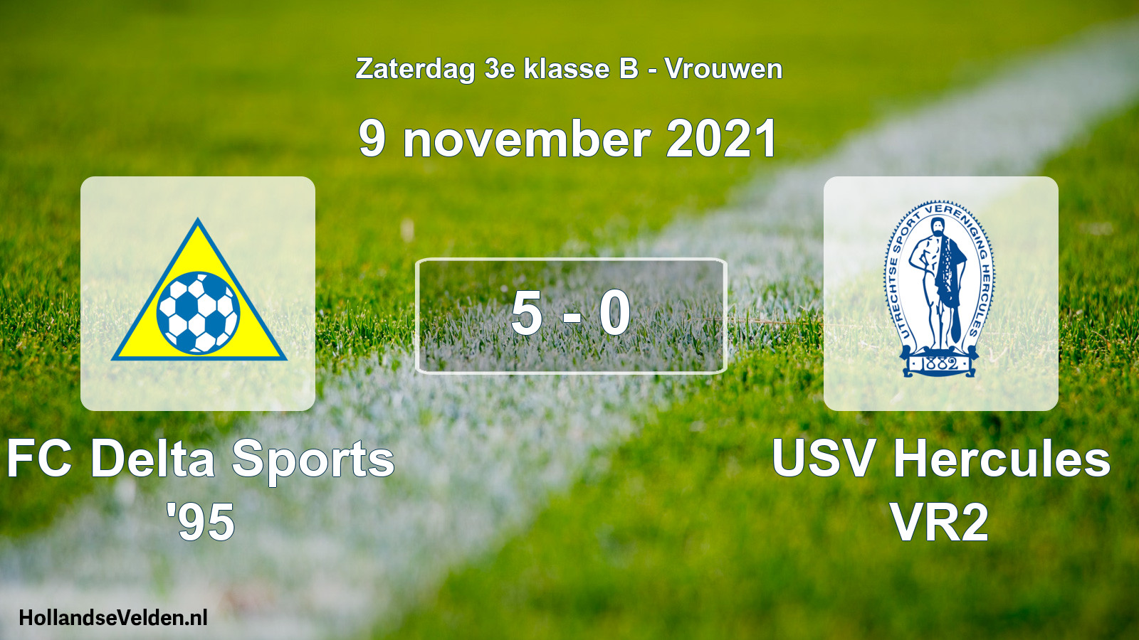 Total number of matches played: FC Delta Sports '95 - USV Hercules VR2 5 - 0 (9 November 2021)