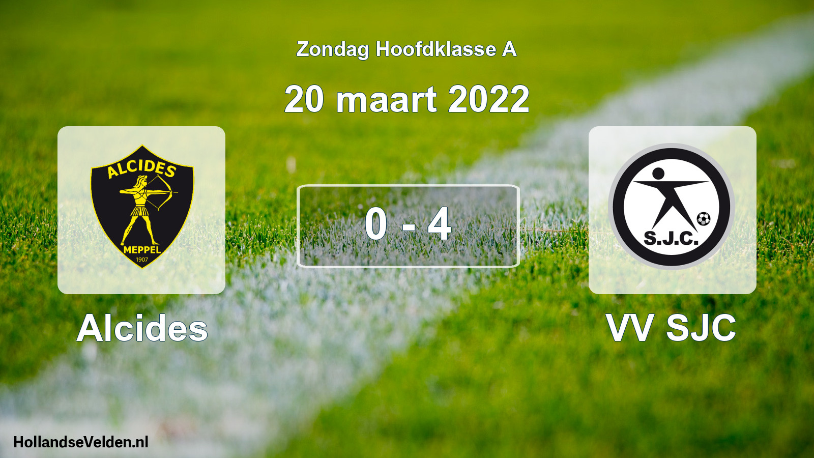 Total number of matches played: Alcides - VV SJC 0 - 4 (20 March 2022)
