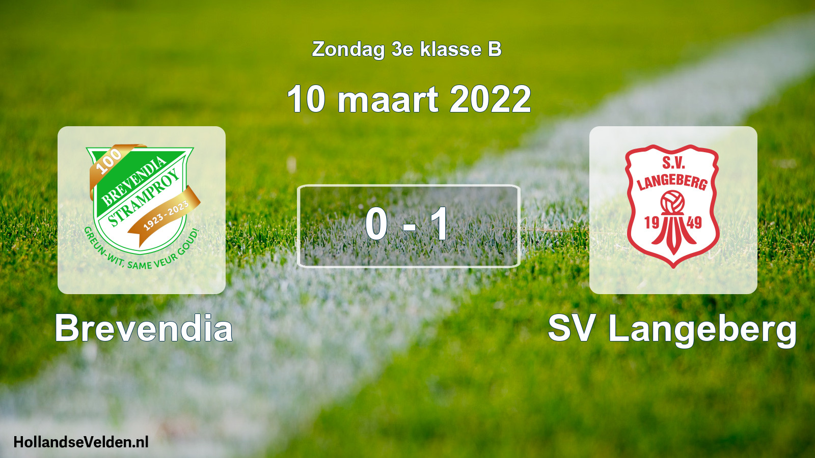 Total number of matches played: Brevendia - SV Langeberg 0 - 1 (10 March 2022)