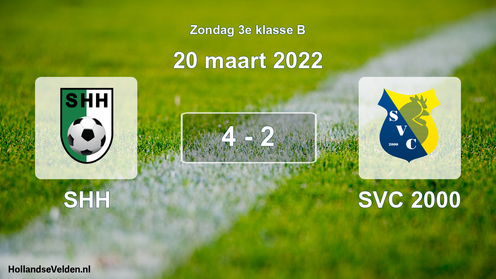Total number of matches played: SHH - SVC 2000 4 - 2 (20 March 2022)