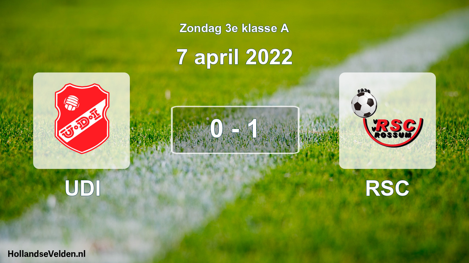Total number of matches played: UDI - RSC 0 - 1 (7 April 2022)