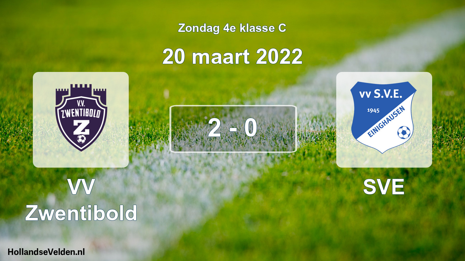 Total number of matches played: VV Zwentibold - SVE 2 - 0 (20 March 2022)