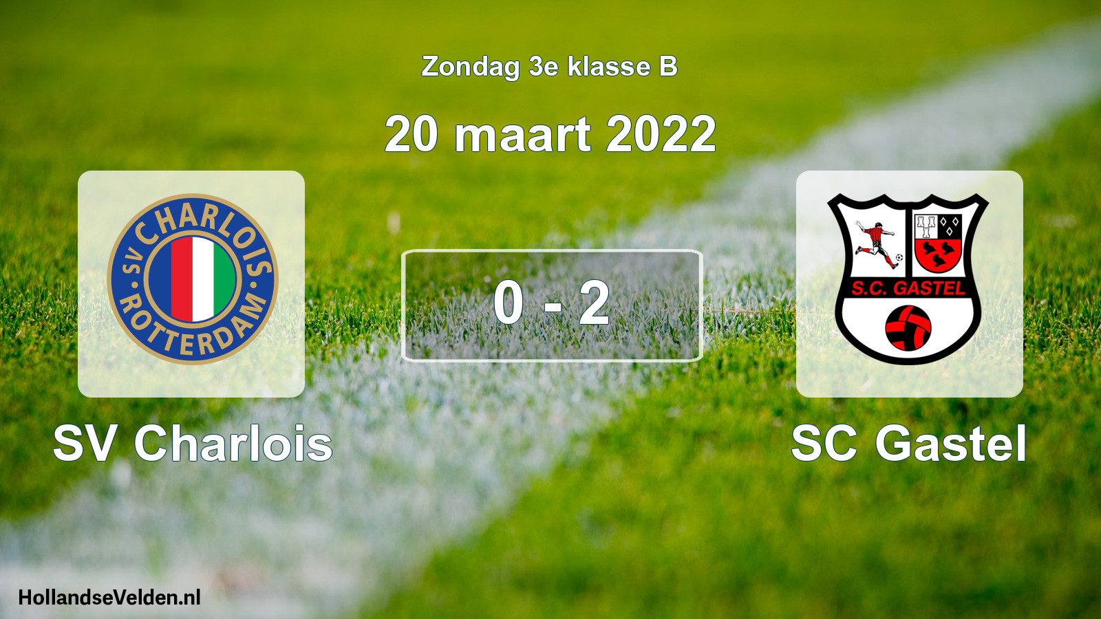 Total number of matches played: SV Charlois - SC Gastel 0 - 2 (20 March 2022)