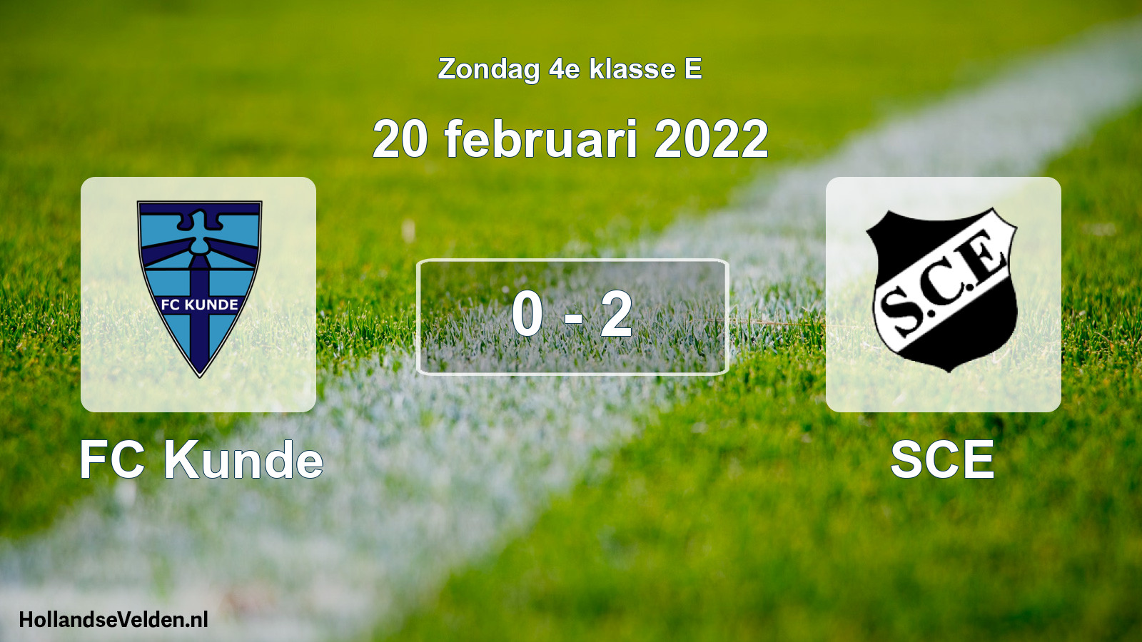 Total number of matches played: FC Kunde - SCE 0 - 2 (20 February 2022)