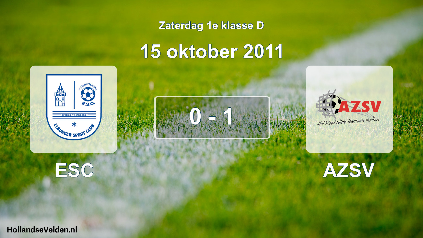 Total number of matches played: ESC - AZSV 0 - 1 (15 October 2011)