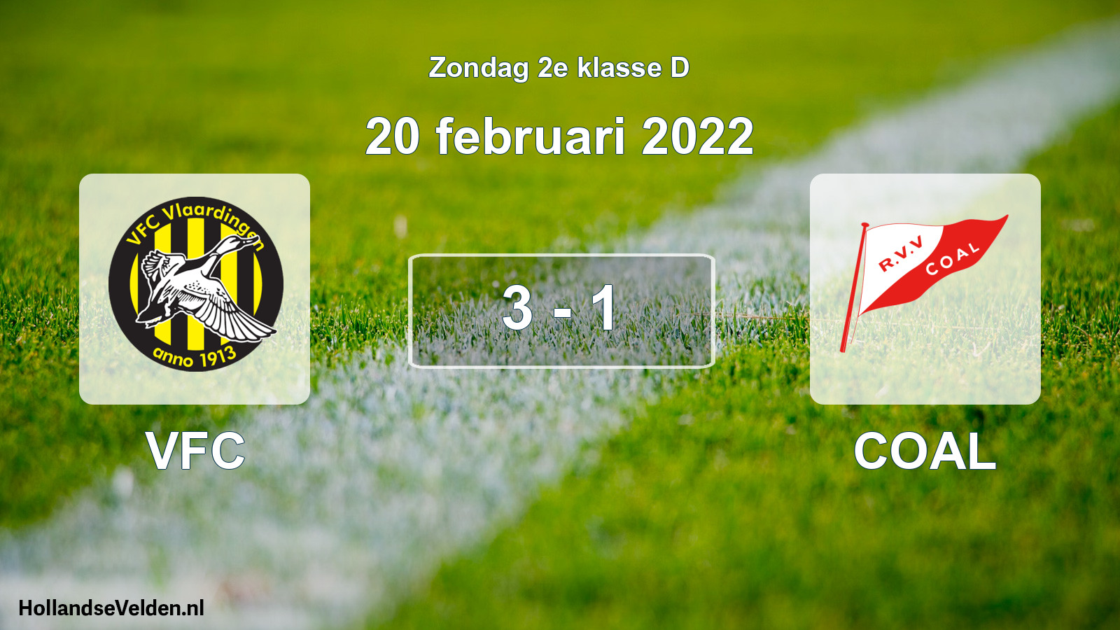 Total number of matches played: VFC - COAL 3 - 1 (20 February 2022)