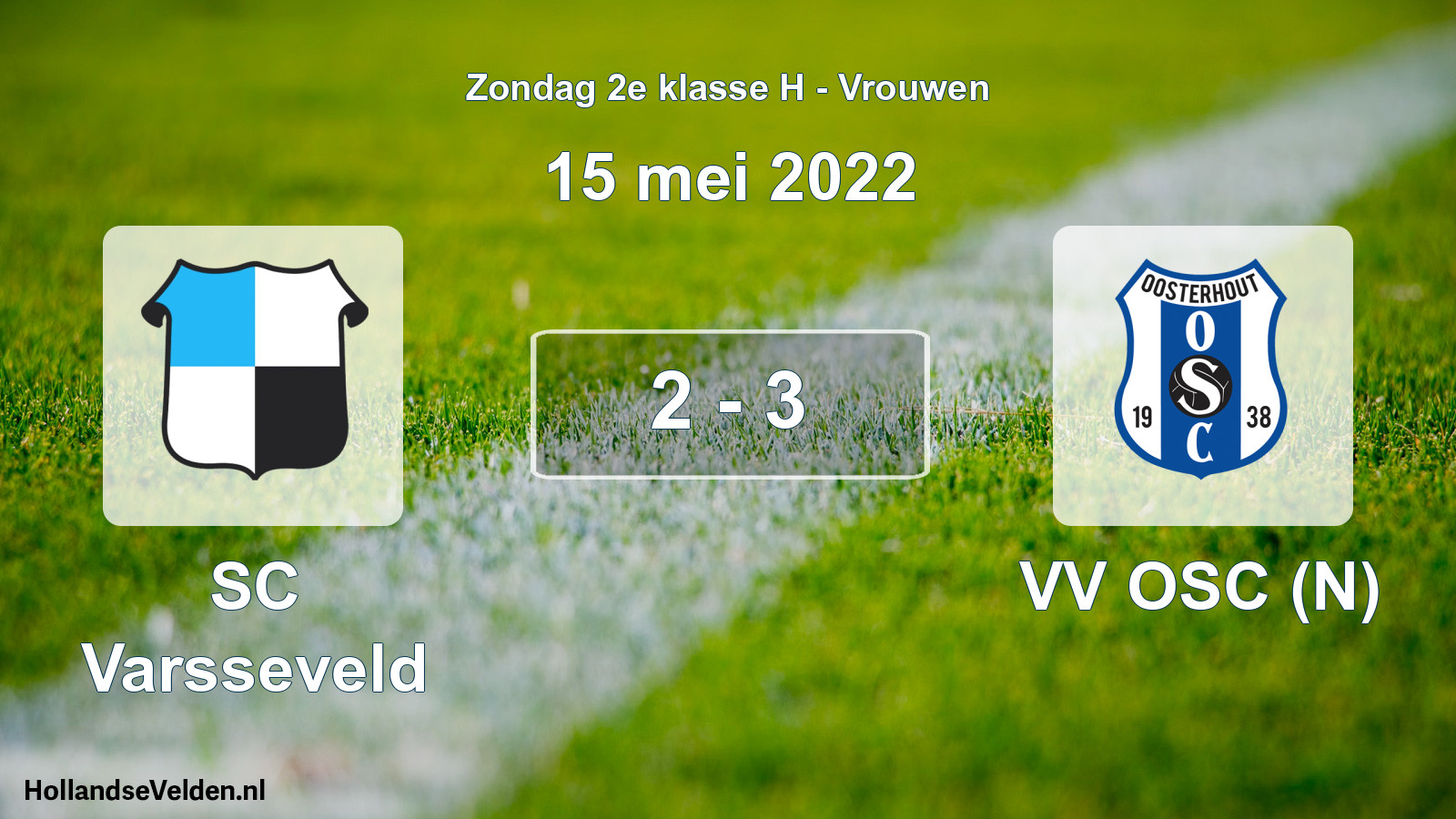 Gespeelde wedstrijd: SC Varsseveld - VV OSC (N) 2 - 3 (15 mei 2022)