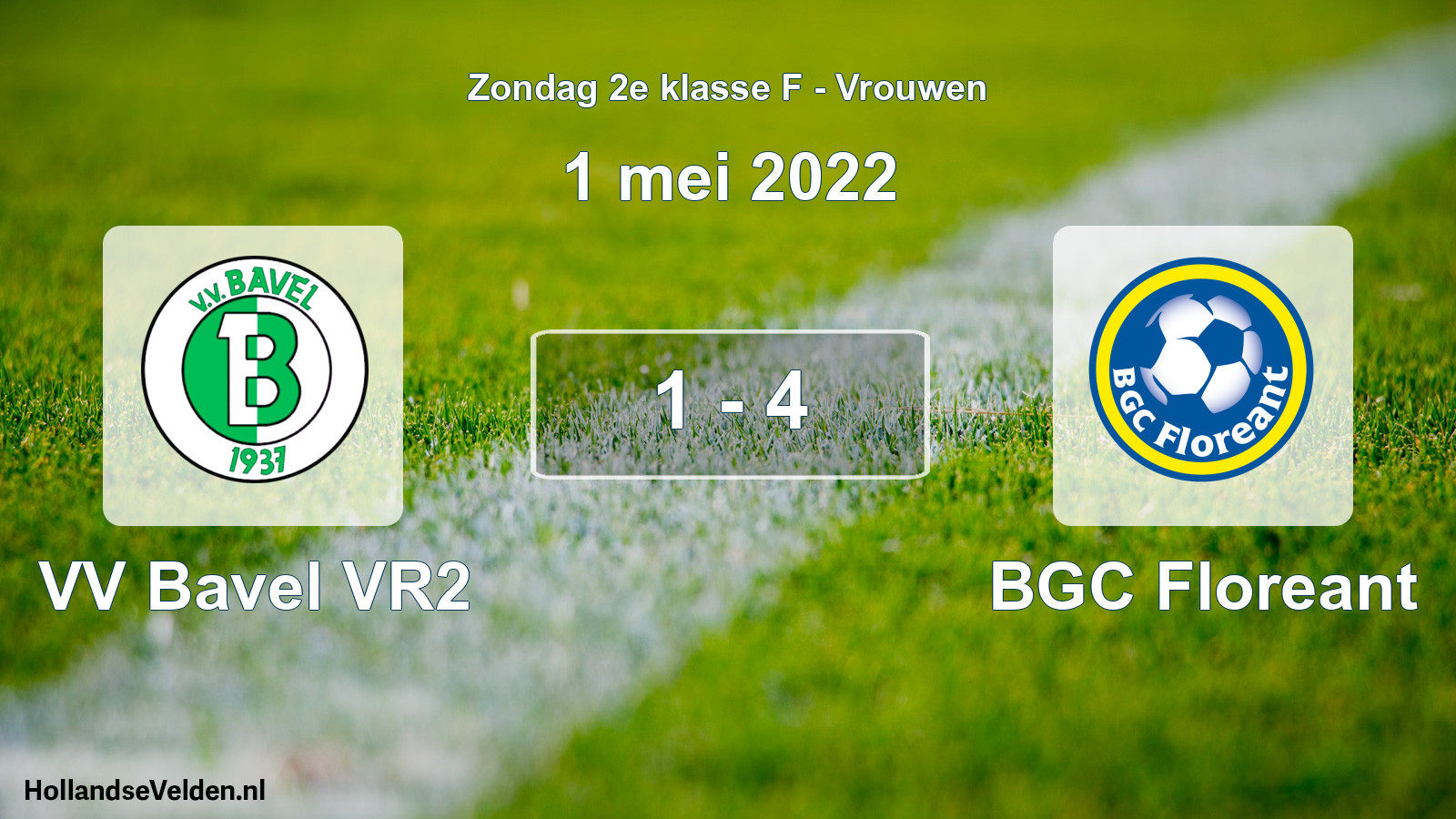 Total number of matches played: VV Bavel VR2 - BGC Floreant 1 - 4 (1 May 2022)