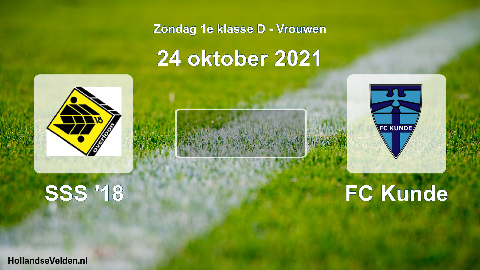 Scheduled Match: SSS '18 - FC Kunde (24 October 2021)