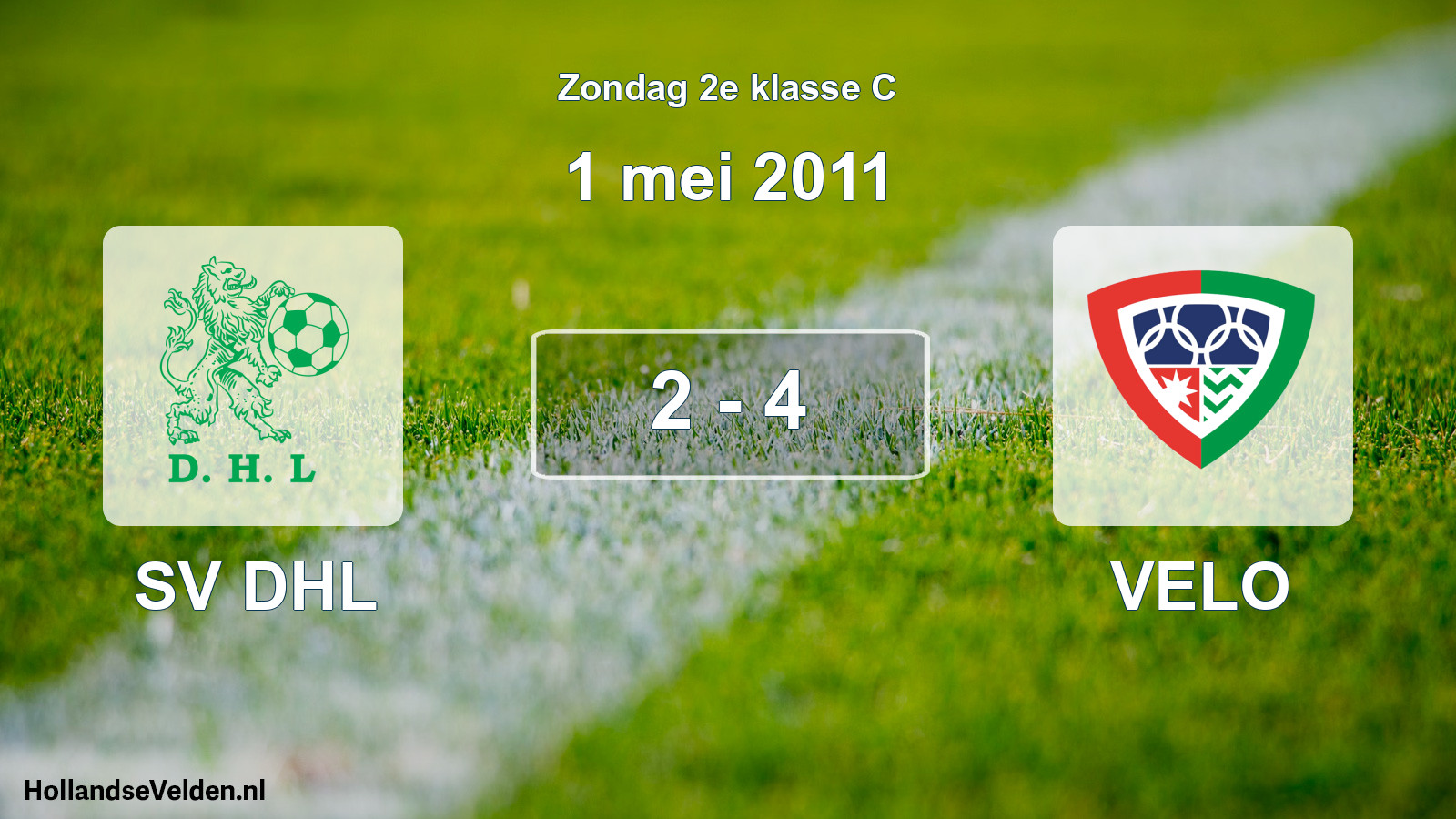 Total number of matches played: SV DHL - VELO 2 - 4 (1 May 2011)