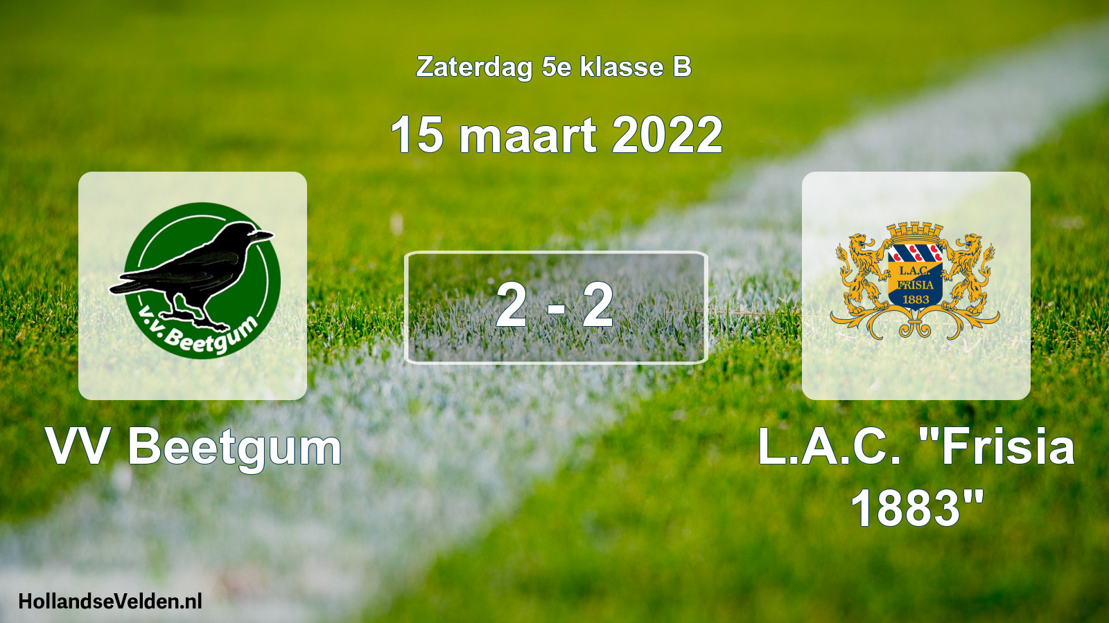 Total number of matches played: VV Beetgum - L.A.C. 
