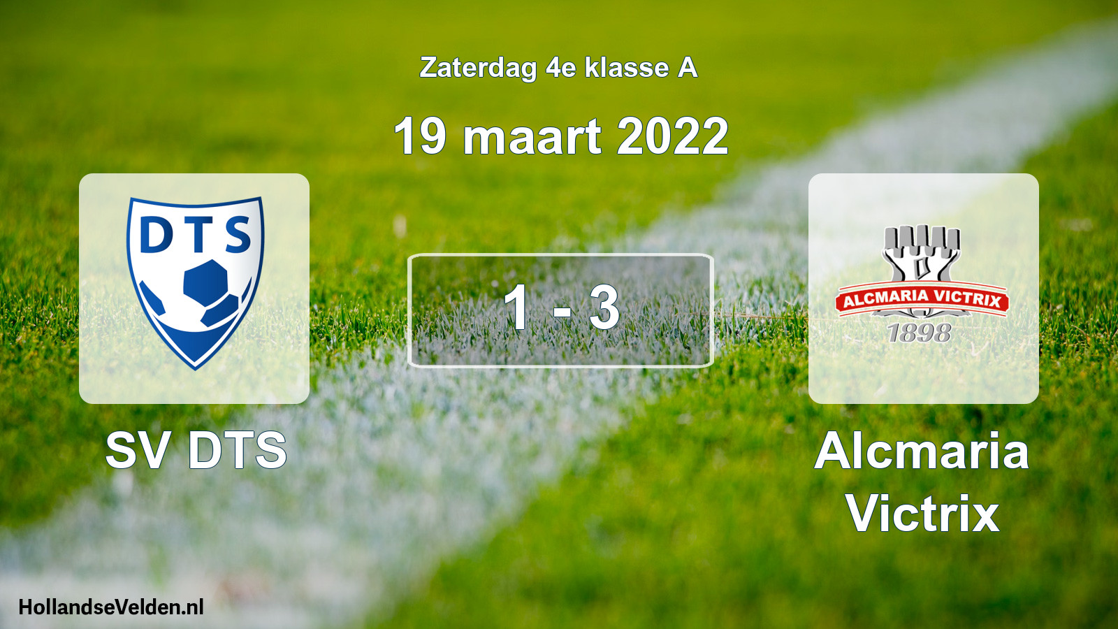 Total number of matches played: SV DTS - Alcmaria Victrix 1 - 3 (19 March 2022)